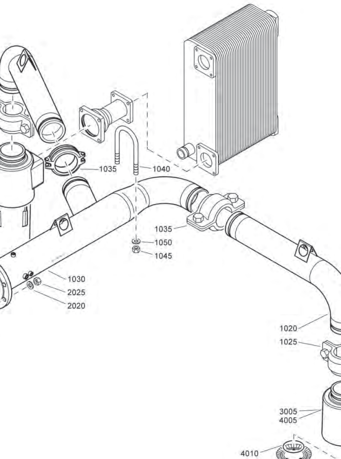 Atlas Copco 1622783002 Cooler Combi Parts Drawings and Locations