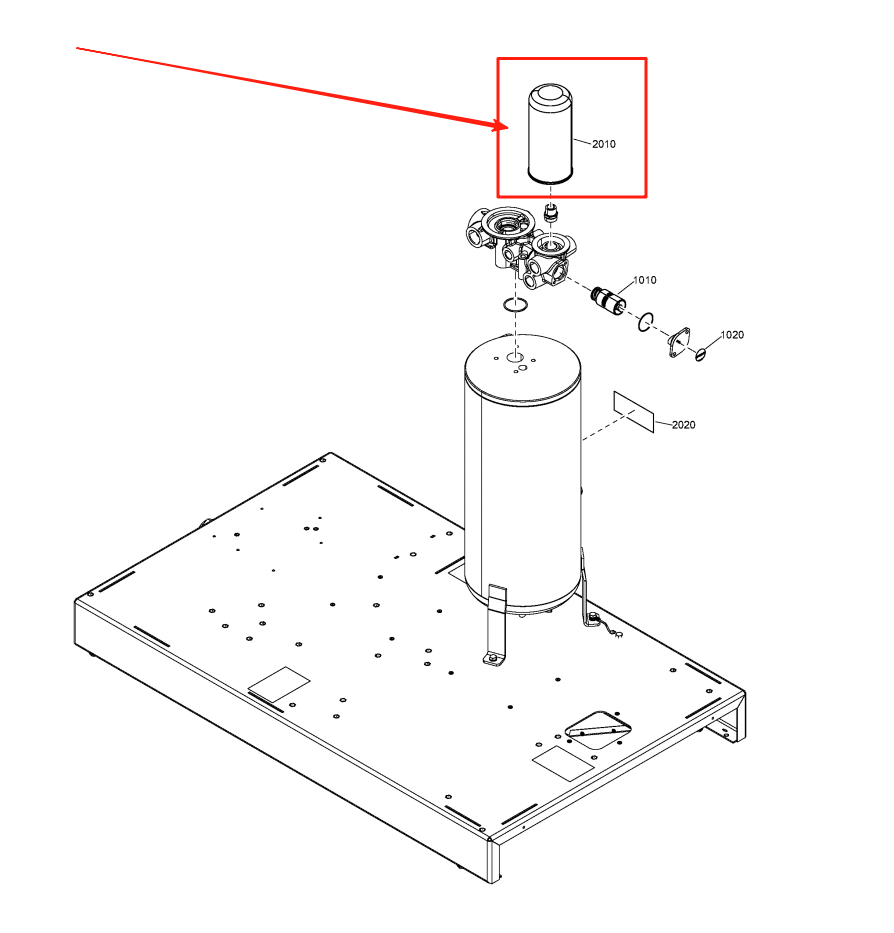 Atlas Copco 1625840281 Oil Filter Architecture Diagram