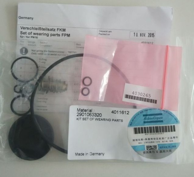 Atlas Copco 2901162200 Unloader Kit Factory Image