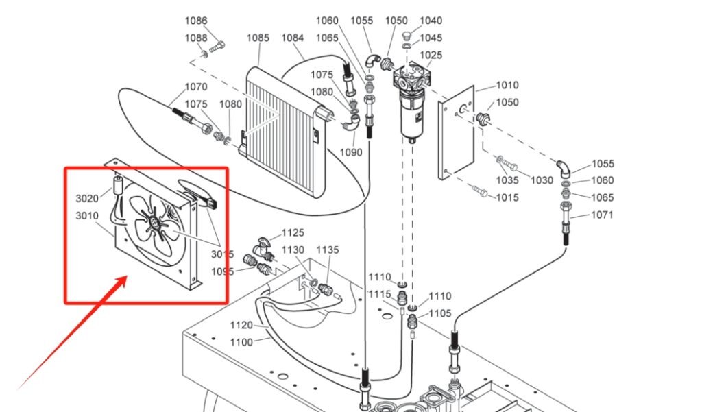 Atlas Copco FAN 1604617803 Parts Manual