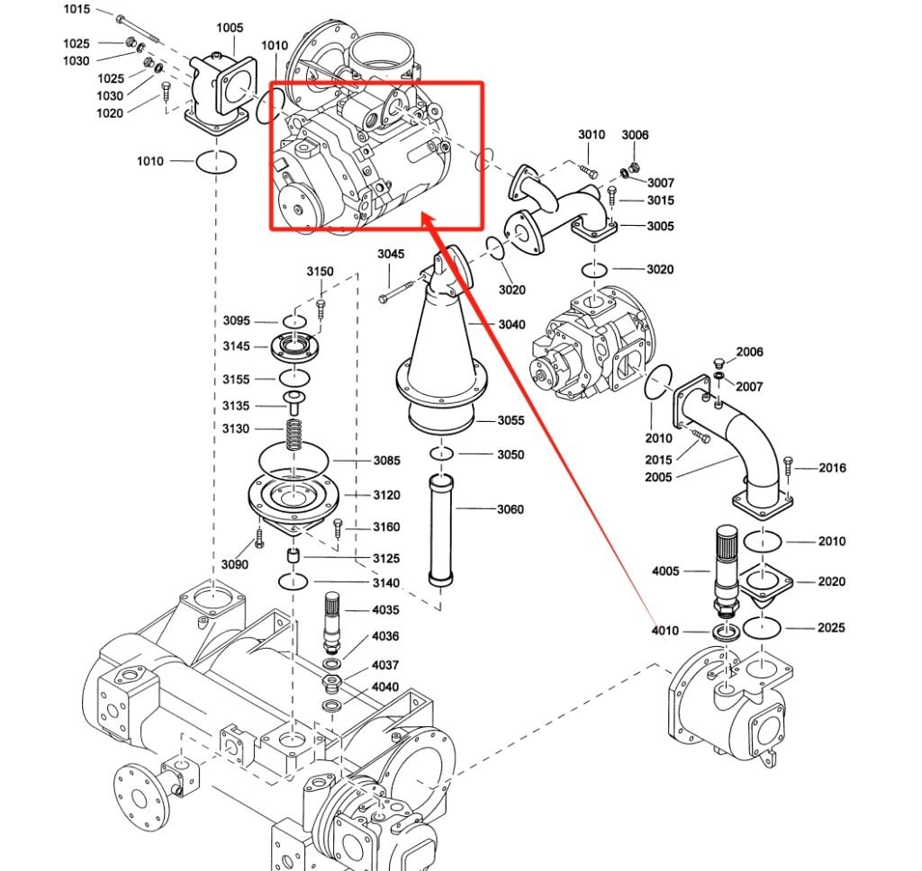 Atlas Copco OIS J-50 C90-GEAR SPARES 1616757580 Parts Display