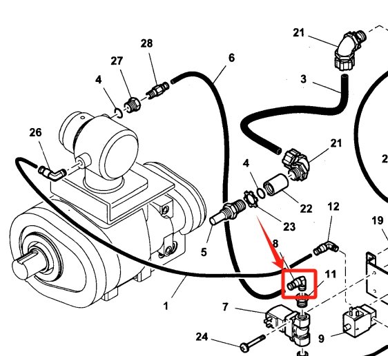 Ingersoll Rand 39155478 Internal Structure Map