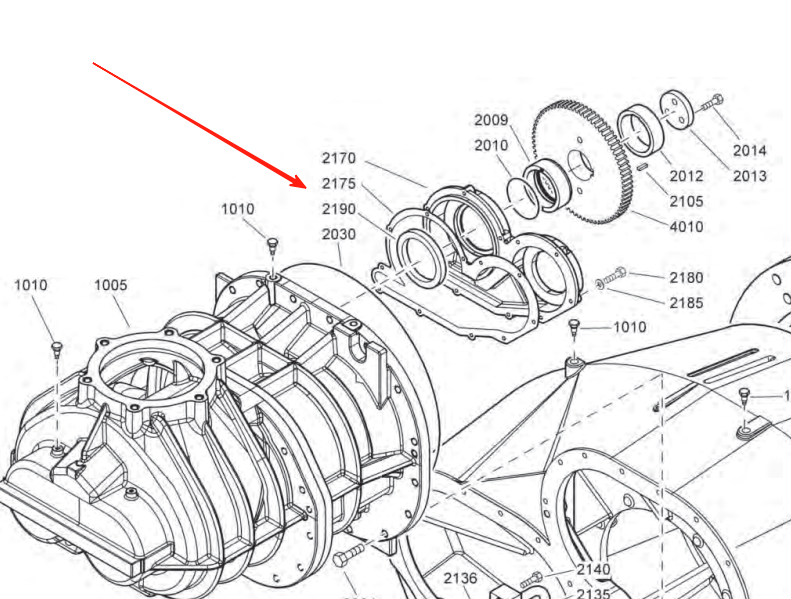 Atlas Copco 1622462800 Lip Seal Architecture Diagram