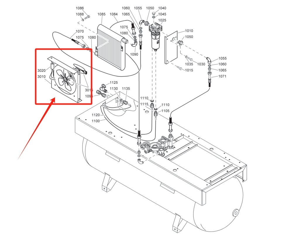 Atlas Copco 1630060451 FAN RADIAL Parts Lookup