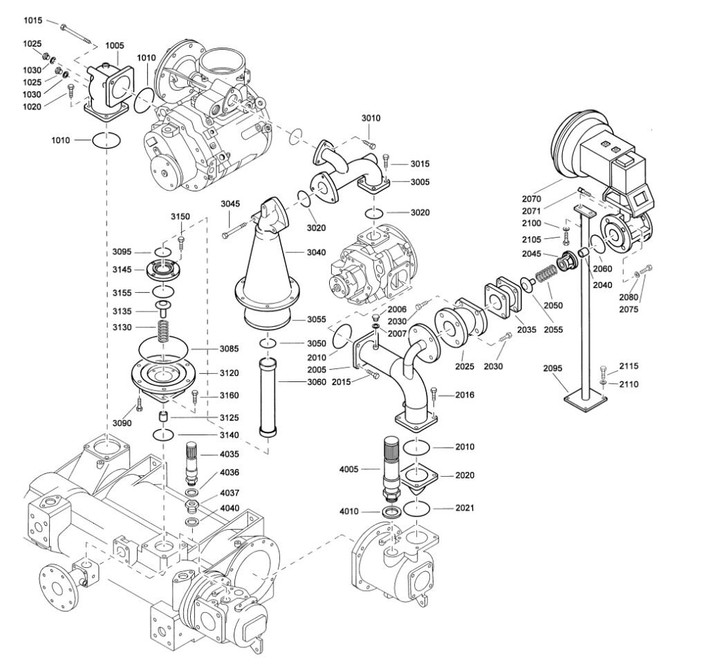 Atlas Copco Air end C190 ELEMENT COMPR 1616734582 Parts Manual