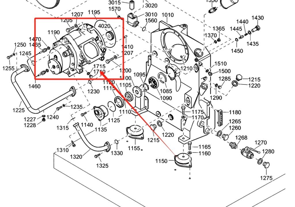 Atlas Copco SERVICE STAGE AIREND O.F.S. O-21 1616630581 Parts Manual