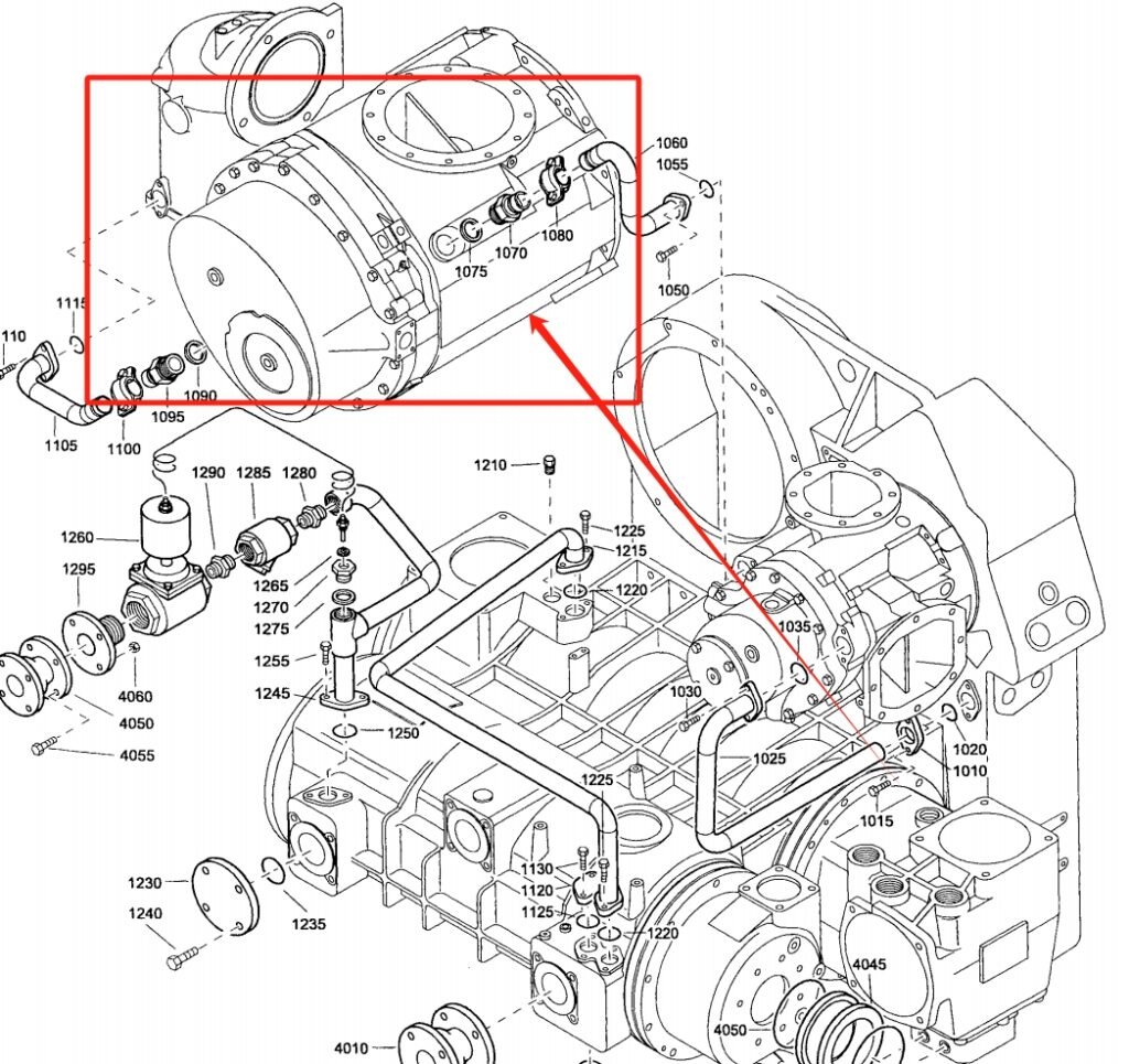 Atlas Copco SERVICE STAGE O.I.S. C146 1616714690 Parts Manual
