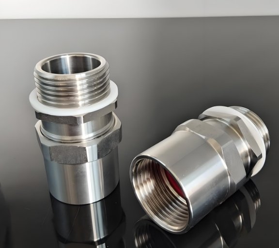 Close-up – thread and tube opening