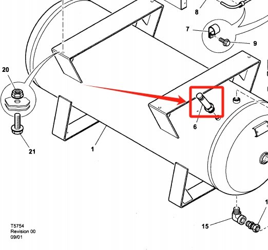 Ingersoll Rand 22186720 Control Valve Actuator Close-up View