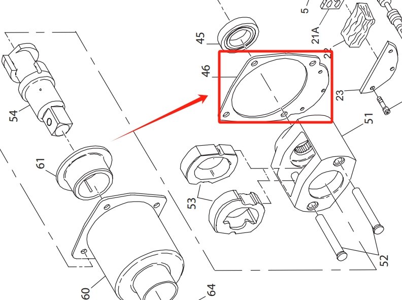 Ingersoll Rand 39326780 Exploded View Drawing