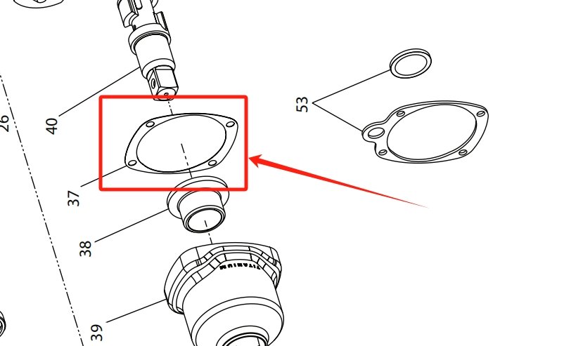 Ingersoll Rand 39454541 Exploded Assembly View