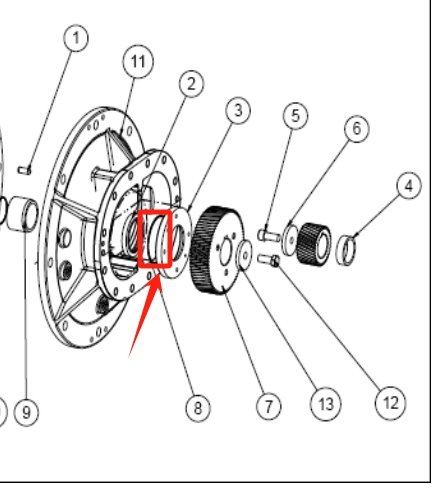 Ingersoll Rand 89292445 Technical Layout Diagram